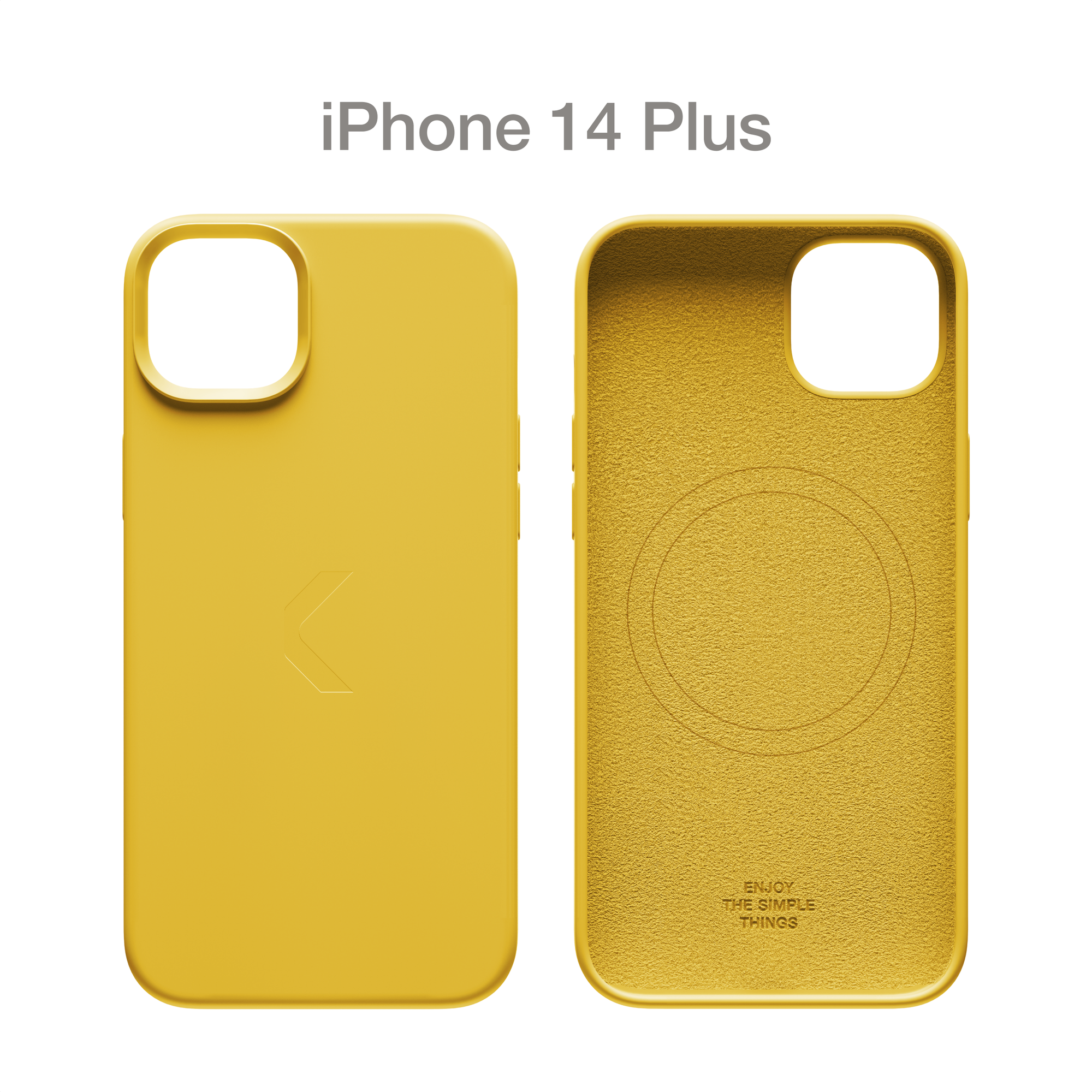 Силиконовый чехол COMMO Shield Case для iPhone 14 Plus с поддержкой беспроводной зарядки, Yellow