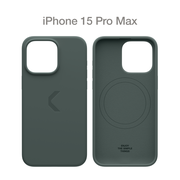 Силиконовый чехол COMMO Shield Case для iPhone 15 Pro Max, с поддержкой беспроводной зарядки, Dark Gray