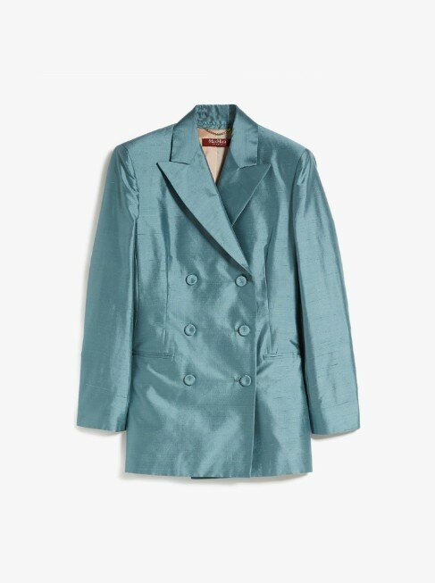 Пиджак Max Mara, размер 34, голубой