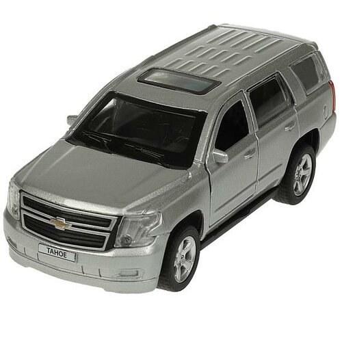 Внедорожник ТЕХНОПАРК Chevrolet Tahoe, TAHOE-12-SR, 12 см, серебристый