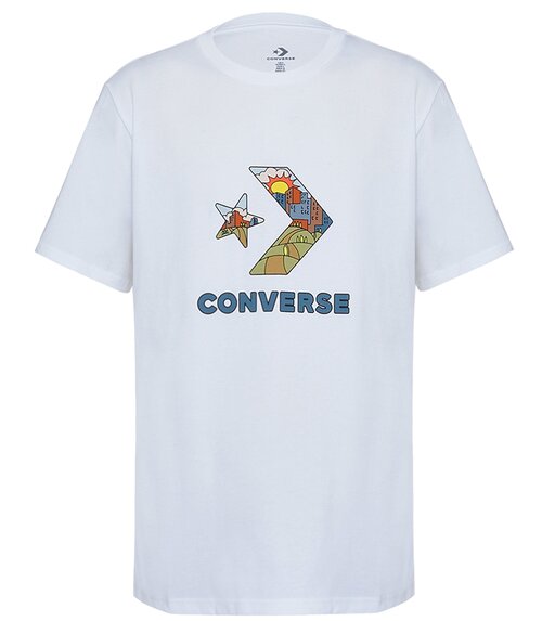 Футболка Converse, размер XL, белый