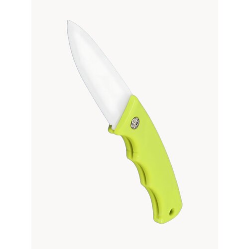 Столовый складной нож керамический (сверхострый ) салатовый универсальный