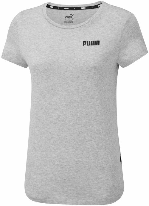 Футболка PUMA, хлопок, размер S, серый