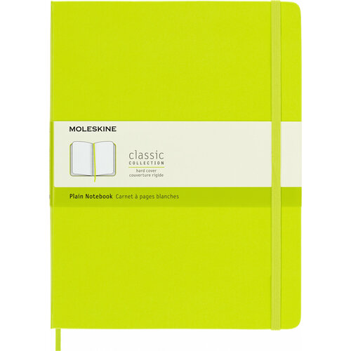 Блокнот Moleskine CLASSIC QP092B20 XLarge 190х250мм 192стр. нелинованный твердая обложка лайм