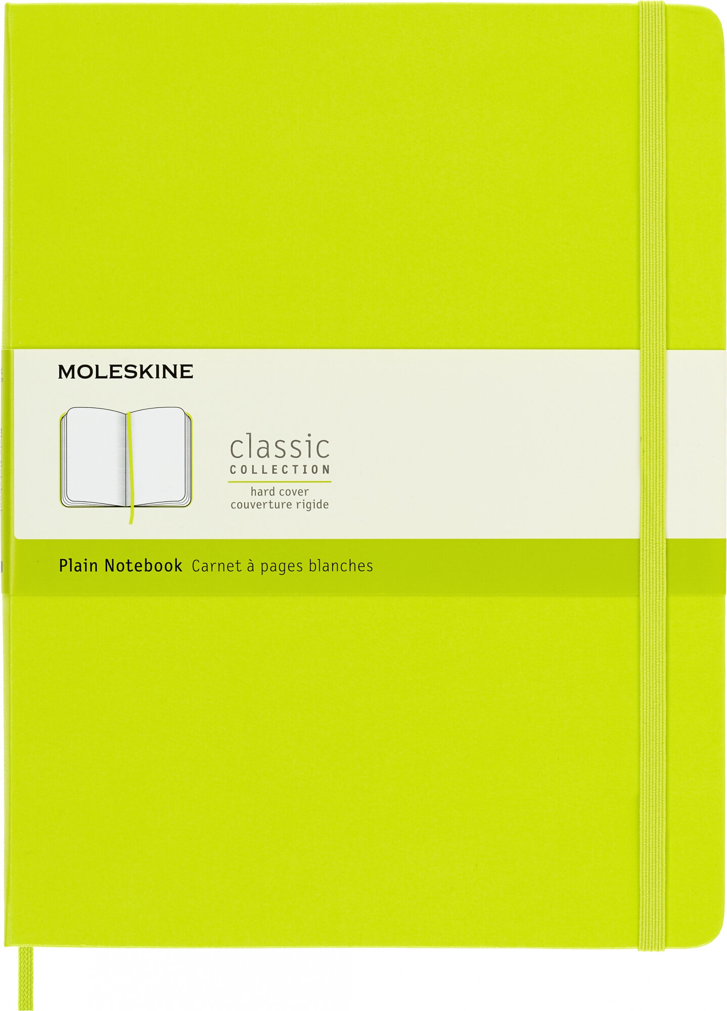 Блокнот Moleskine CLASSIC QP092B20 XLarge 190х250мм 192стр. нелинованный твердая обложка лайм