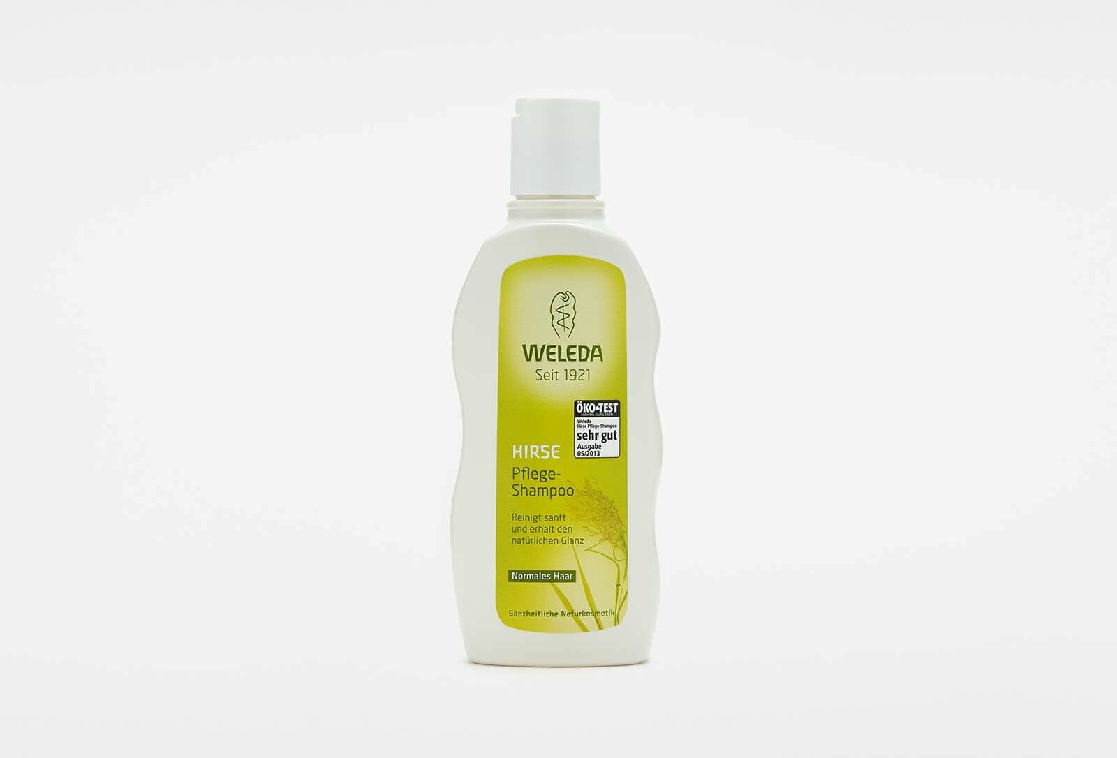 Шампунь-уход для волос с экстрактом просо weleda millet nourishing shampoo