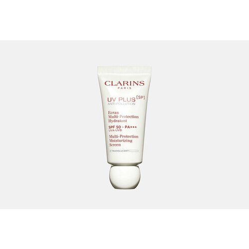 Увлажняющий защитный флюид-экран для лица Clarins uv plus anti-pollution spf 50 translucent