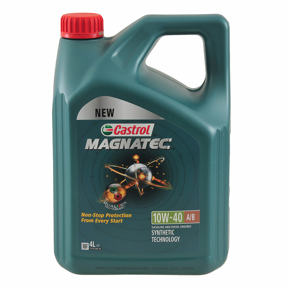 Масло моторное CASTROL MAGNATEC 10W40 полусинтетика 4 л 15CA24