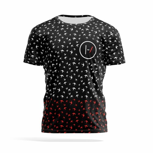 Футболка PANiN Brand, размер M, белый, черный twenty one pilots blurryface