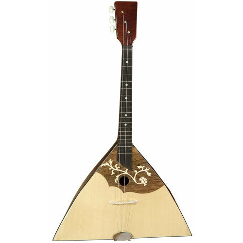 Balalaika Hora M1080 - 3-string prima balalaika мост martin с жемчужной инкрустацией и торцевые штифты белого цвета pearl inlaid bridge