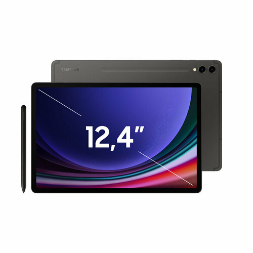 Планшет 12.4″ Samsung Galaxy Tab S9+ 256Gb, графитовый планшет samsung galaxy tab s9 sm x810 со стилусом 12 4 12гб 512гб wi fi android 13 бежевый sm x810nzeecau
