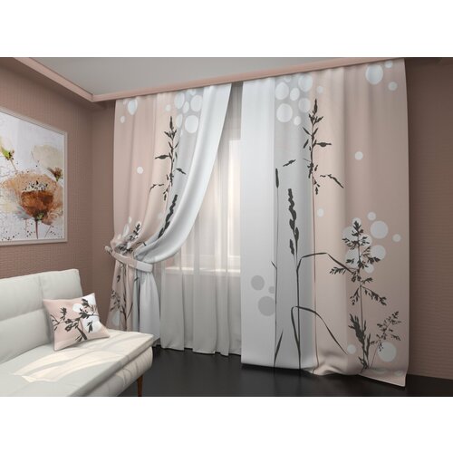 Фотошторы Арт Паула Ирена Блэкаут В: 240 см Ш: 2*155 = 310 см