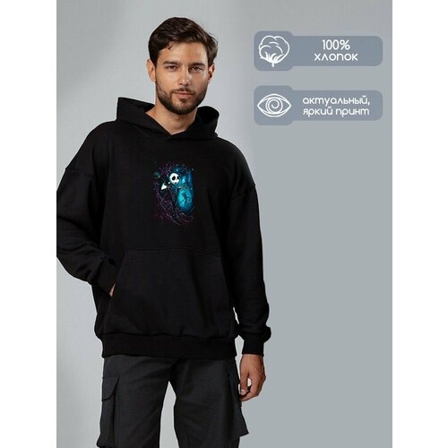 фото Худи hypnotica, размер xs, черный
