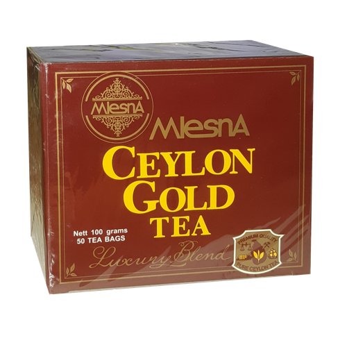 Чай черный Mlesna «Ceylon Gold» (Цейлонское Золото) в пакетиках, 50шт. * 2гр.