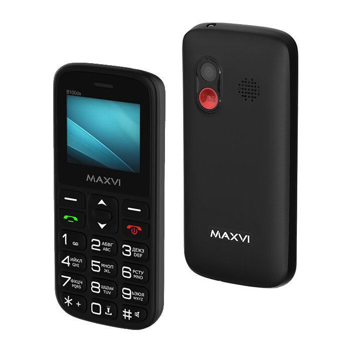 Мобильный телефон MAXVI B100DS Black