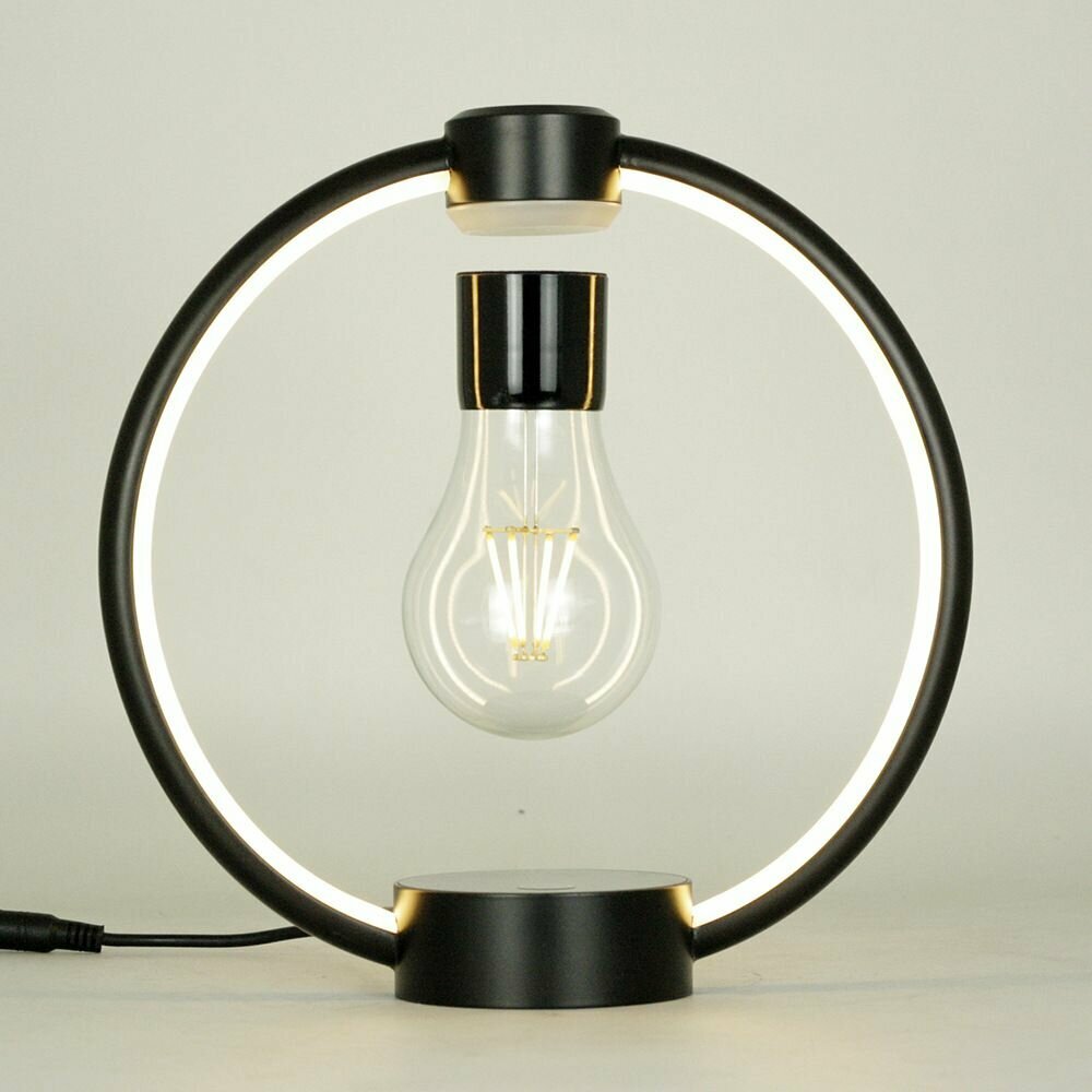 Дизайнерская левитирующая лампа MyLatso 200Lm, светодиодный настольный светильник 24W теплый свет
