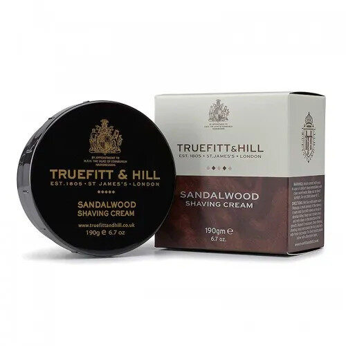 Крем для бритья Sandalwood Truefitt & Hill, 190 г