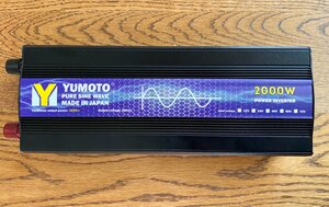 Инвертор YUMOTO 2/1 кВт чистый синус 12-220V преобразователь напряжения