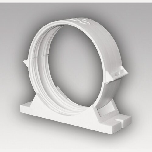 Изображение товара Держатель воздуховода ERA 10ДСКП, ПВХ, сечение круглое, белый