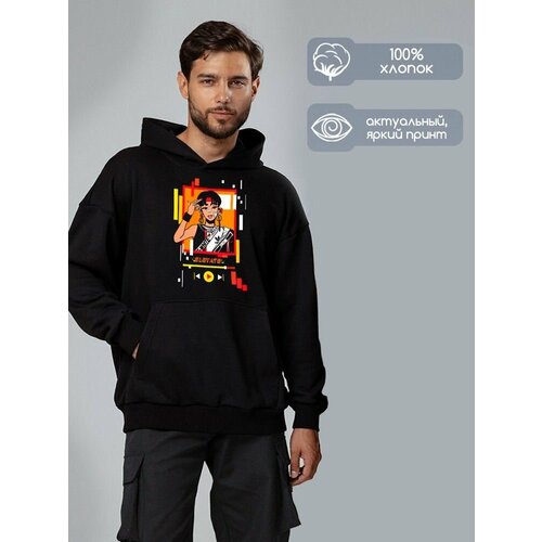 фото Худи hypnotica, размер xs, черный