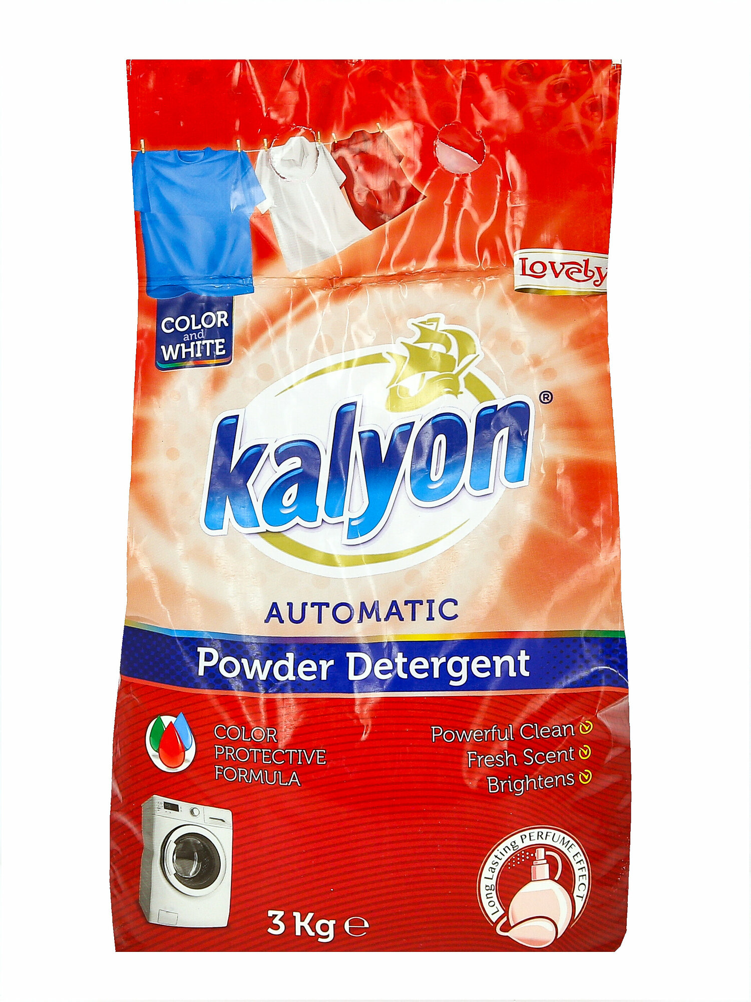 фото Стиральный порошок автомат "KALYON" для цветного и белого белья 6кг Gold (золотой)
