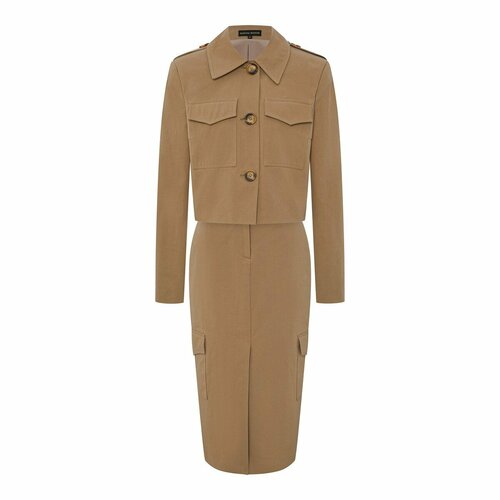 Костюм MARINA BUDNIK, размер 44, бежевый