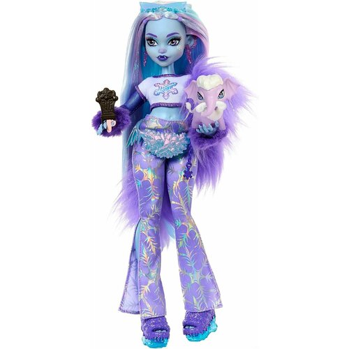 Monster High Abbey Bominable with Tundra pet - Кукла Монстр Хай Эбби Боминэйбл с питомцем Тундра. HNF64