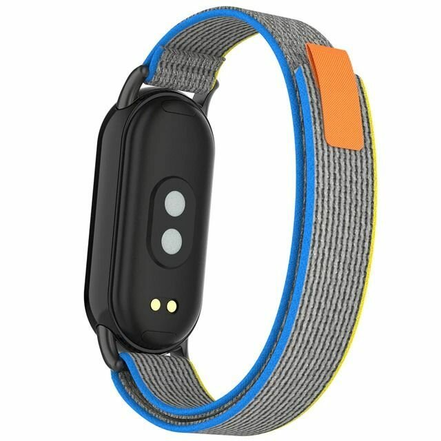 Ремешок нейлоновый для Xiaomi Mi Band 8( серый)