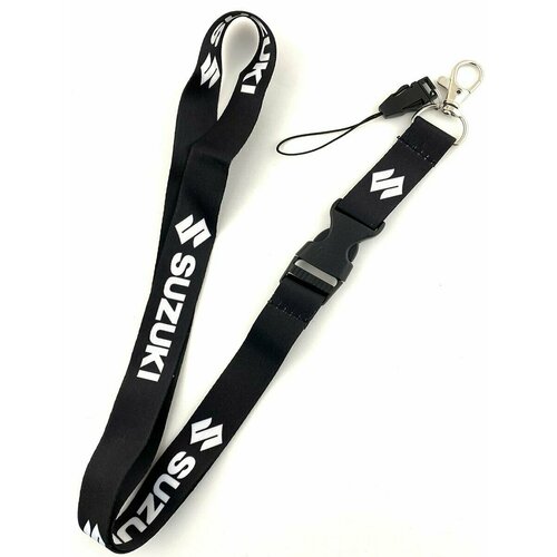 Бирка для ключей Speedpark, Suzuki, белый, черный