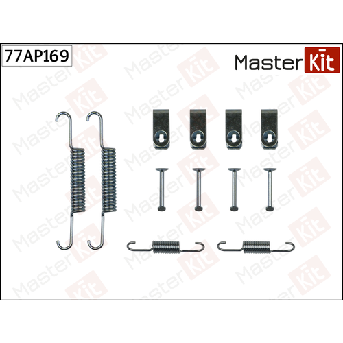 Комплект Установочный Тормозных Колодок Chevrolet Captiva 06- , Opel An MasterKit арт. 77AP169