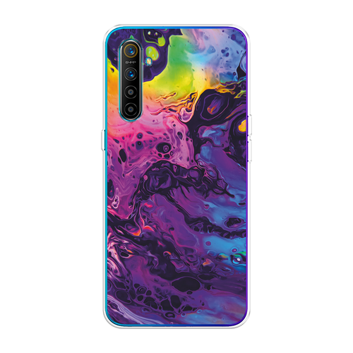 Силиконовый чехол на Realme XT / Реалми XT ACID fluid силиконовый чехол на realme 8 pro реалми 8 про acid fluid