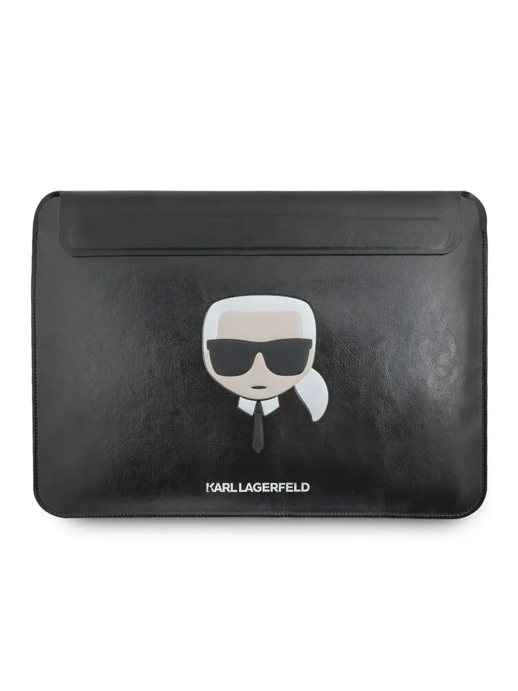 Чехол-папка Lagerfeld Ikonik Karl Sleeve для ноутбуков 13-14 дюймов черный
