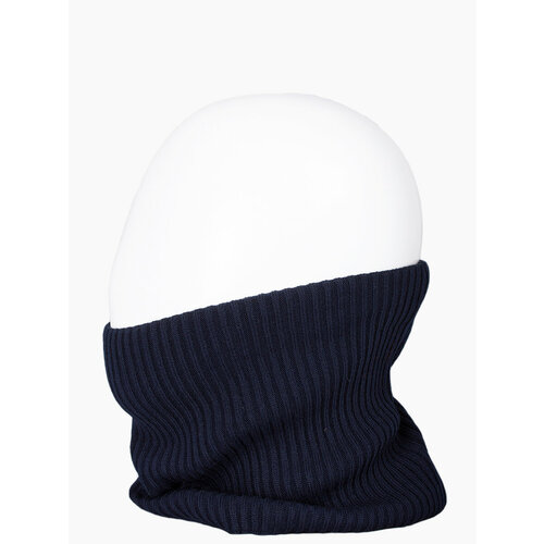 фото Шарф dairos, вязаный, синий