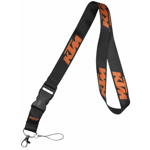 Бирка для ключей, зернистая фактура, оранжевый, черный