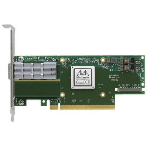 Сетевой адаптер Mellanox MCX653105A-ECAT-SP CX653105A ConnectX6 VPI adapter card, 100Gb/s (MCX653105A-ECAT-SP)