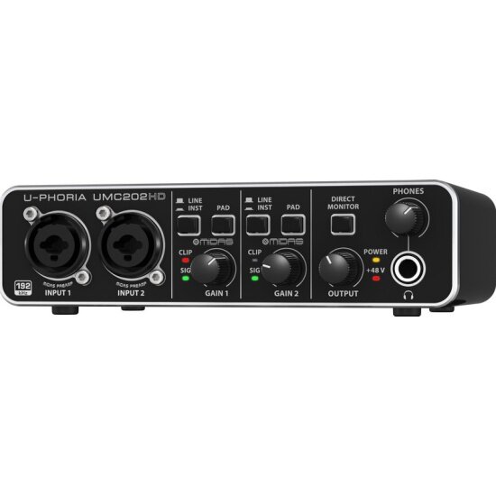 Аудиоинтерфейс Behringer UMC202HD