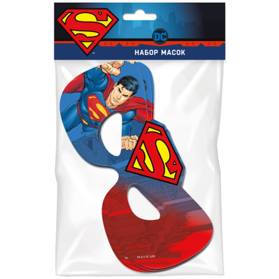 Набор масок ND Play Superman 6 шт