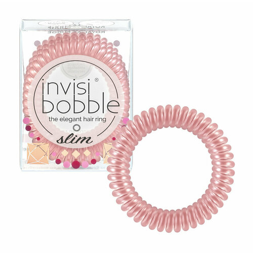 Резинка-браслет для волос Invisibobble SLIM British Royal Royal Fudge 3 шт