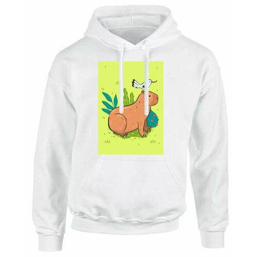 фото Толстовка, размер 48, белый migom