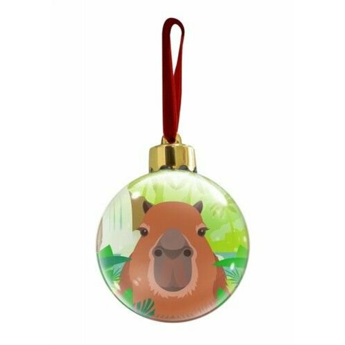 Новогодний ёлочный шар MIGOM Капибара, Capybara - 0007