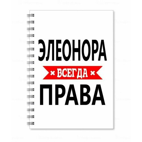 Тетрадь MIGOM принт А4 Элеонора всегда права