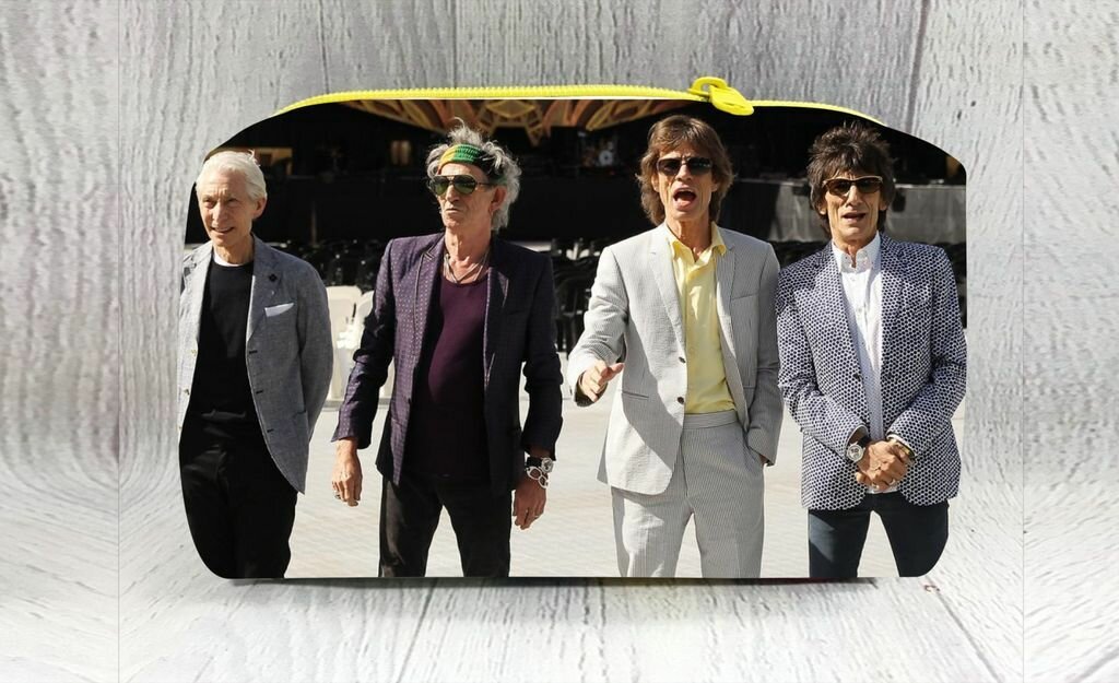 Пенал мягкий горизонтальный The Rolling Stones, Роллинг Стоунз №7