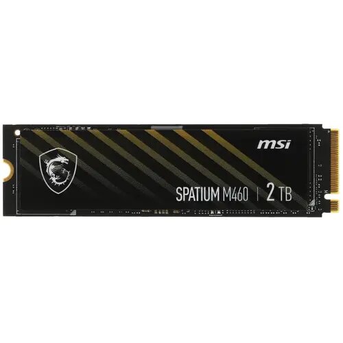 Твердотельный накопитель MSI 2 ТБ M2 Spatium M460 PCIe 40 NVMe M2 2TB