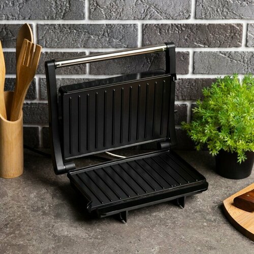 Электрогриль LuazON LEG-701 1000 Вт антипригарное покрытие 23х15 см 378800₽