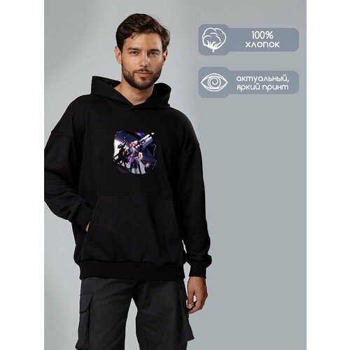 фото Худи hypnotica, размер xs, черный