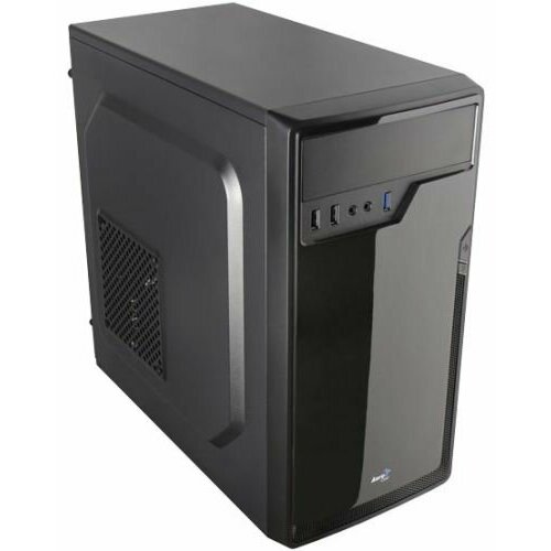 Корпус mATX AeroCool Cs-100 Advanced Black 4713105955217 (черный) без Б/П, корпус aerocool корпус desktop aerocool cs 101 matx черный 400вт