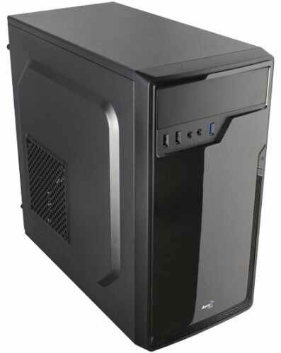 Корпус mATX AeroCool Cs-100 Advanced Black 4713105955217 (черный) без Б/П,