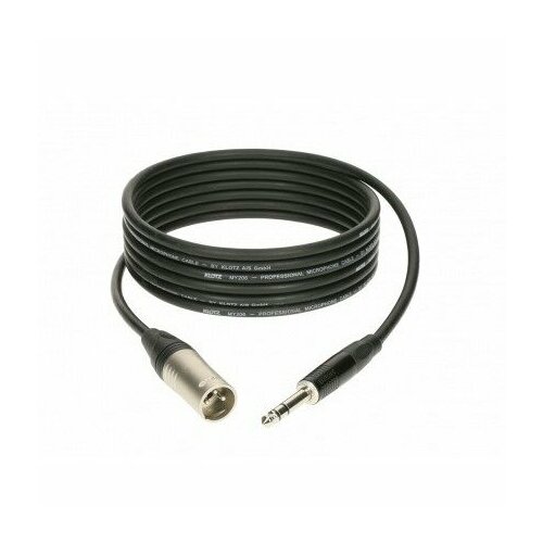 Кабель аудио 1xJack - 1xXLR KLOTZ M1MS1K1000 кабель микрофонный klotz m1fs1k0100 1 0 m