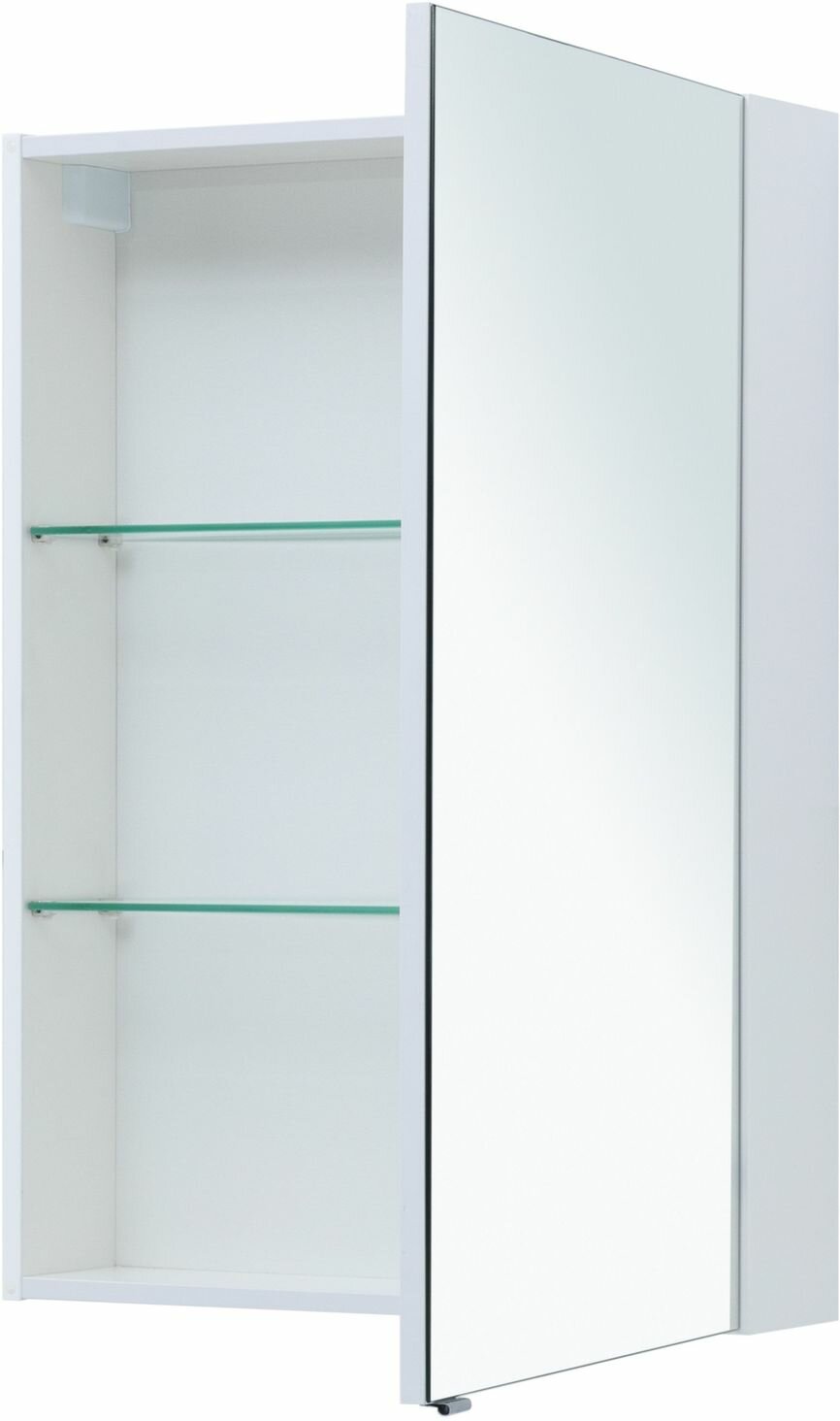 Зеркальный шкаф Aquanet Алвита New 60 Белый матовый - фотография № 13