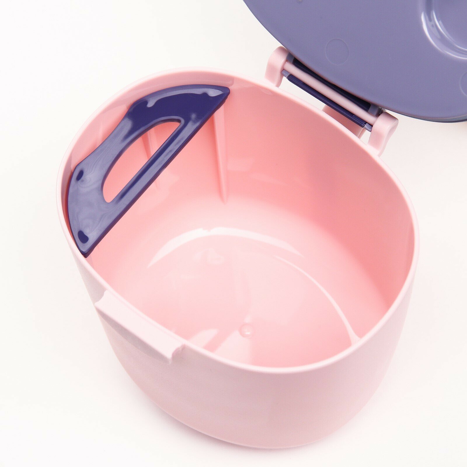 Контейнер для хранения детского питания 500 мл, цвет розовый - фотография № 5
